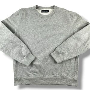 Everlane Uniform French Terry Crewneck Sweatshirt Heathered Grey Men's Size Larg